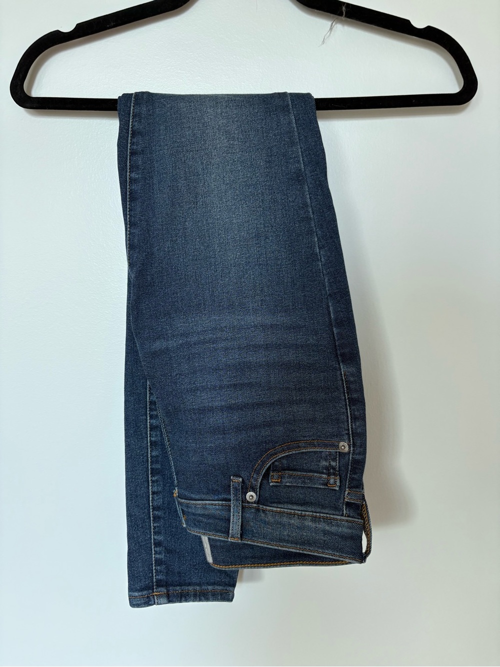 Everlane Skinny Jeans in Dark Blue Denim